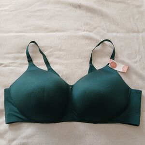 NWT Cacique 50 DDD green Invisible Backsmoother No Wire Bra